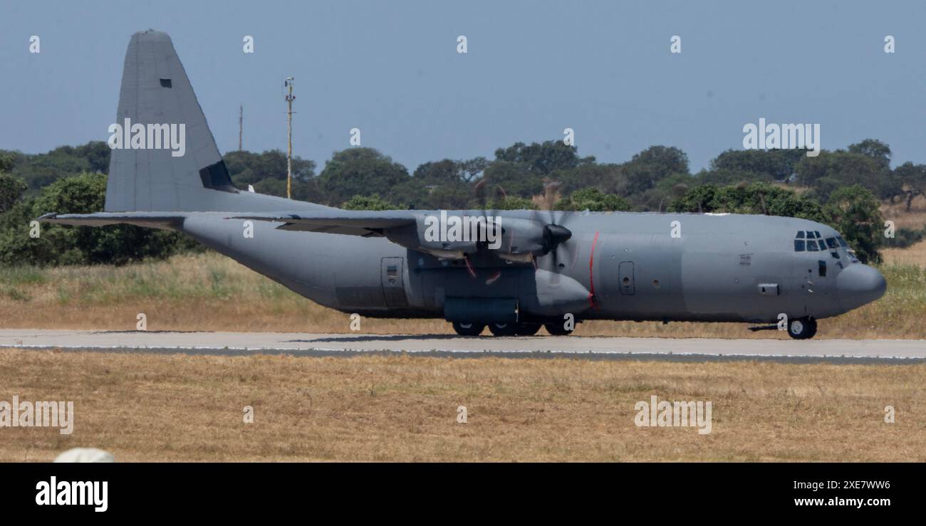 Avion de transport militaire C-130J Hercules Banque D'Images