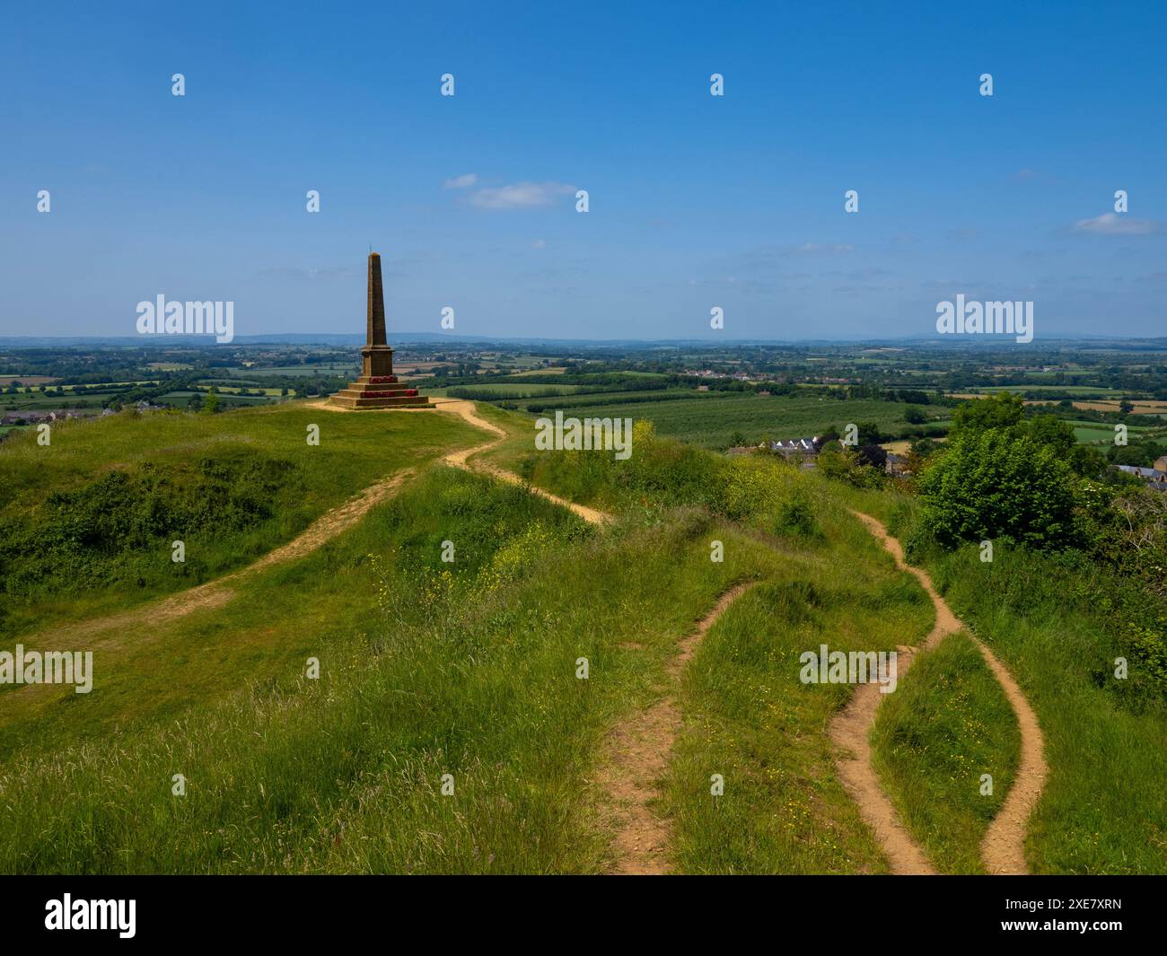 Ham Hill Country Park, Blackdown Hills, Somerset, Royaume-Uni Banque D'Images