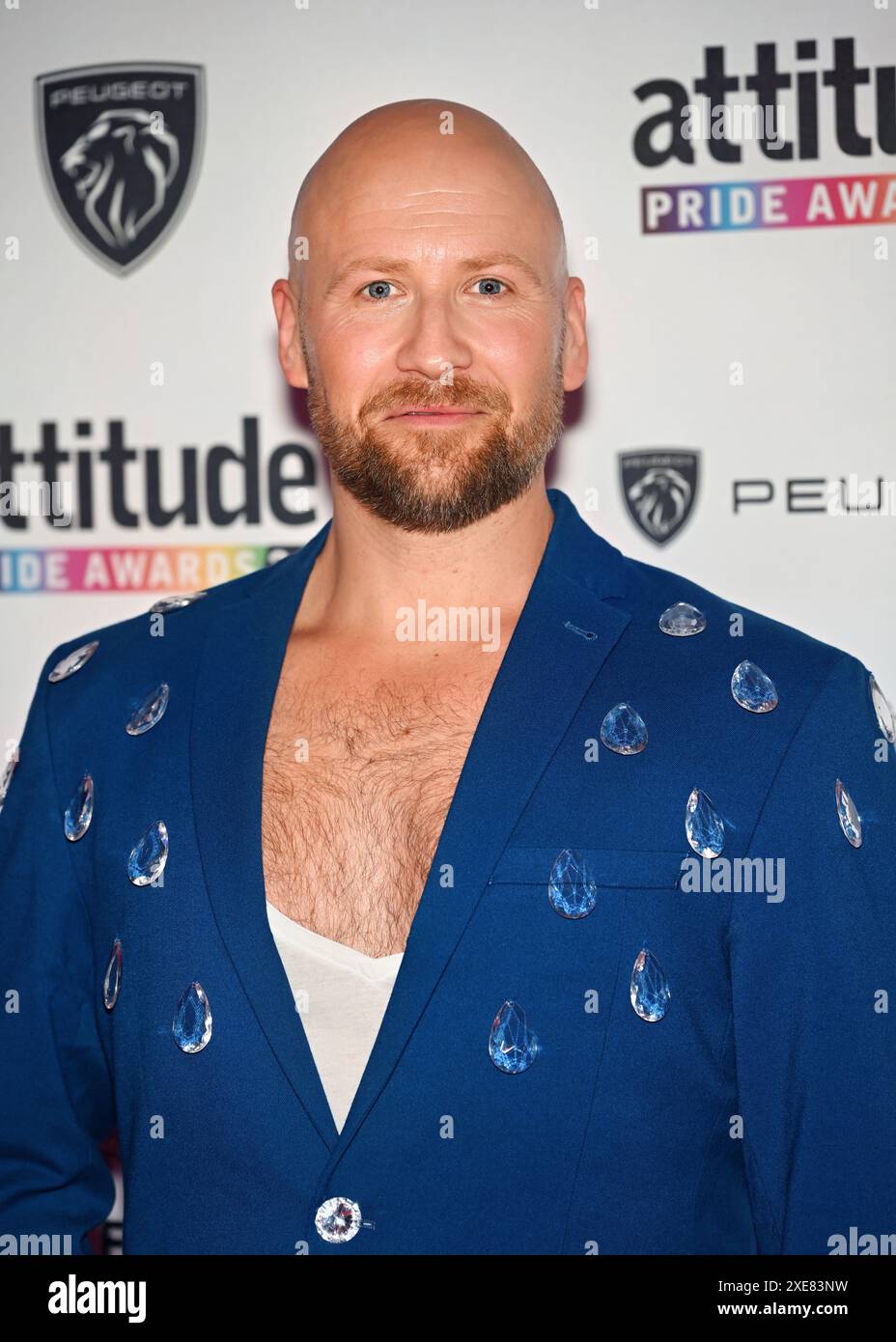 LONDRES, ROYAUME-UNI. 26 juin 2024. Thomas Wolski assiste aux attitude Pride Awards 2024 au Raffles London, The OWO, Londres, Royaume-Uni. Crédit : Voir Li/Picture Capital/Alamy Live News Banque D'Images