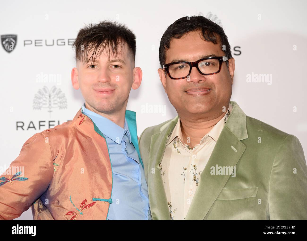 LONDRES, ROYAUME-UNI. 26 juin 2024. Oliver Levy, Paul Sinha assiste aux attitude Pride Awards 2024 au Raffles London, The OWO, Londres, Royaume-Uni. Crédit : Voir Li/Picture Capital/Alamy Live News Banque D'Images