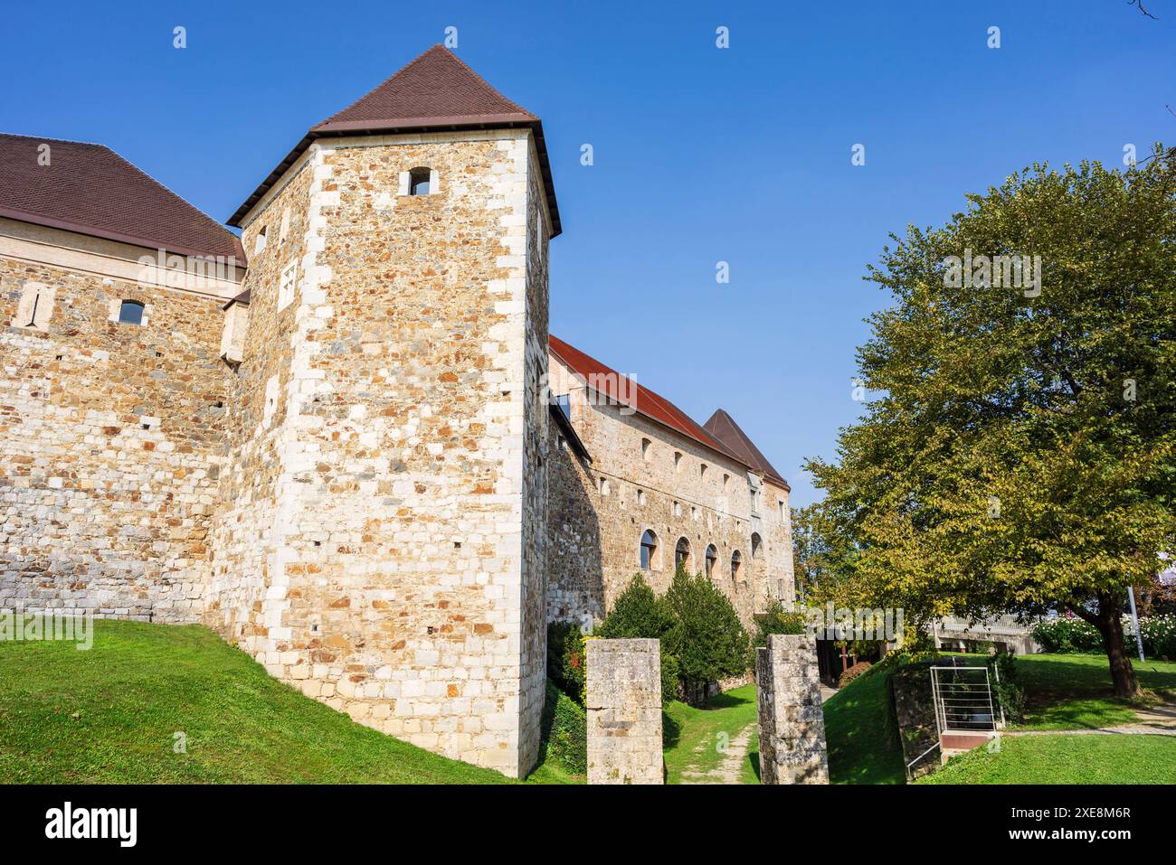 Château de Ljubljana et fortification Banque D'Images