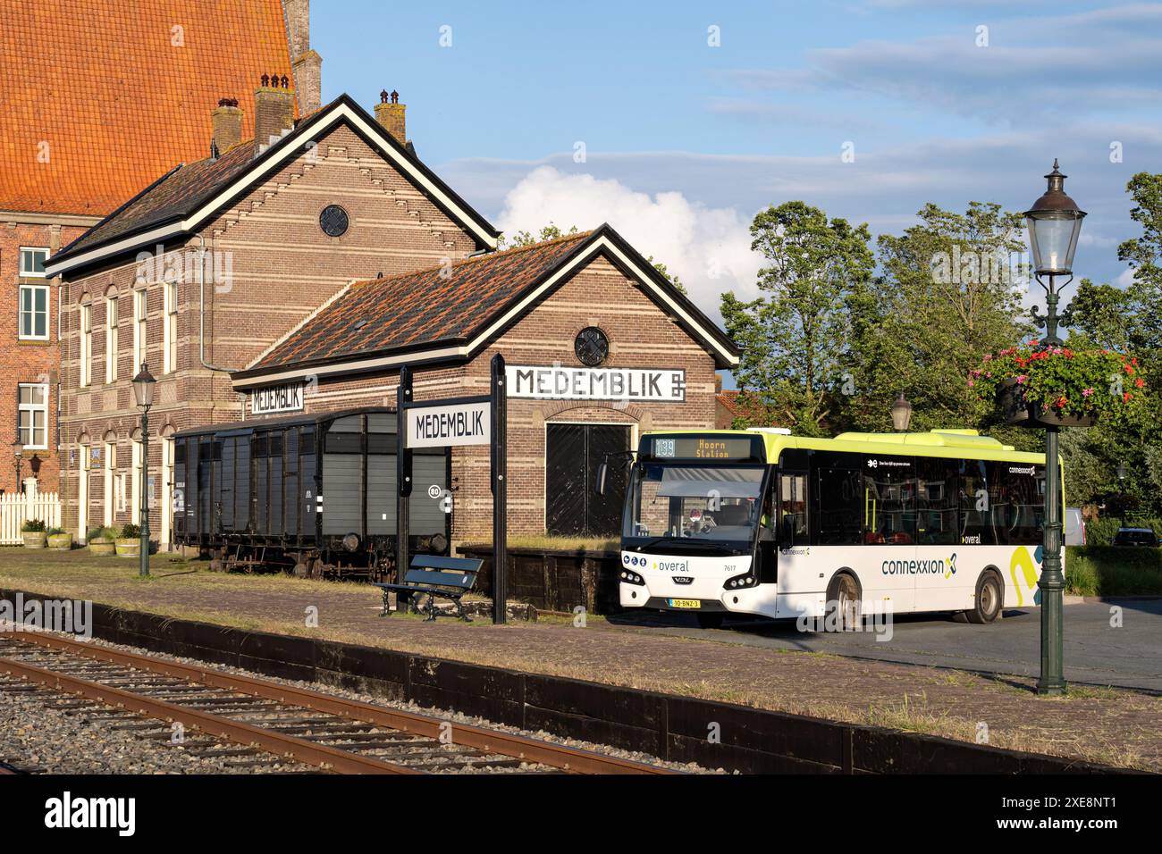 Gare à vapeur Heritage Medemblik, pays-Bas Banque D'Images