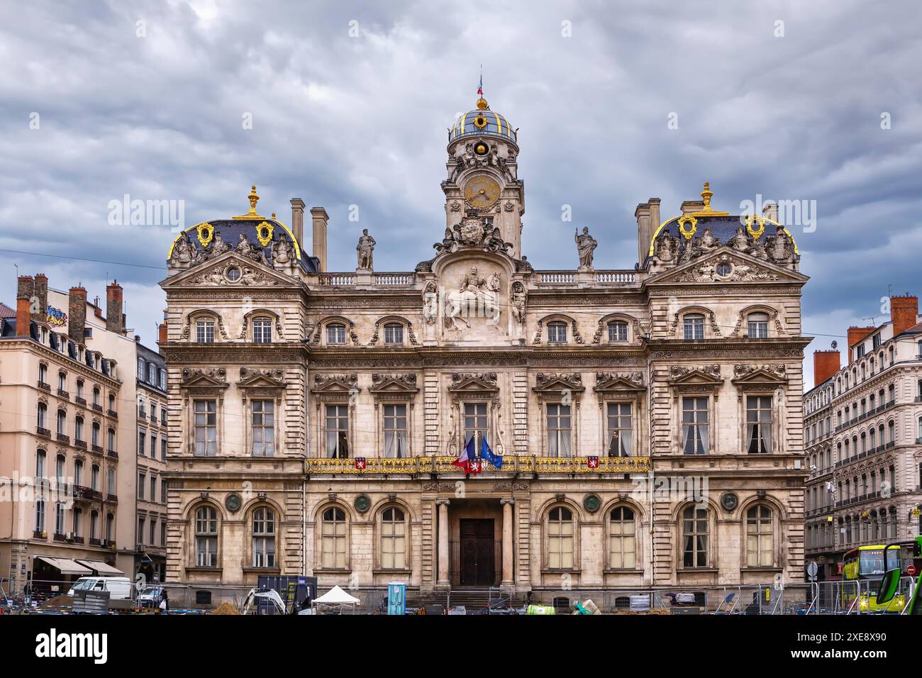 Hotel de Ville, Lyon, France Banque D'Images