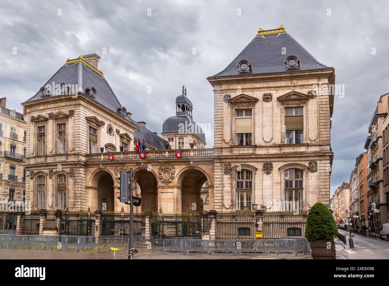 Hotel de Ville, Lyon, France Banque D'Images