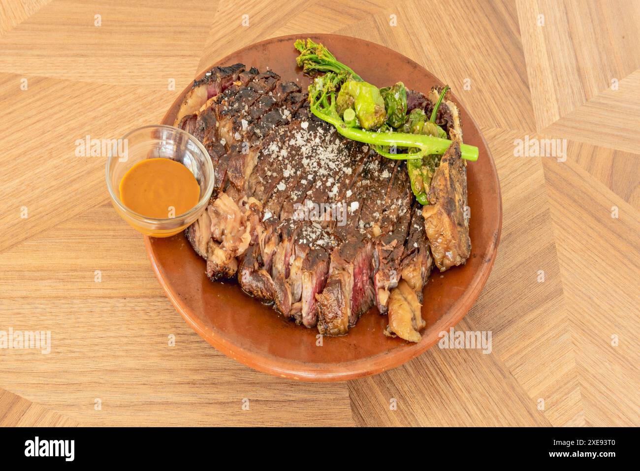 Les rôtis les plus connus sont faits avec du bœuf, de l'agneau et de la chèvre Banque D'Images