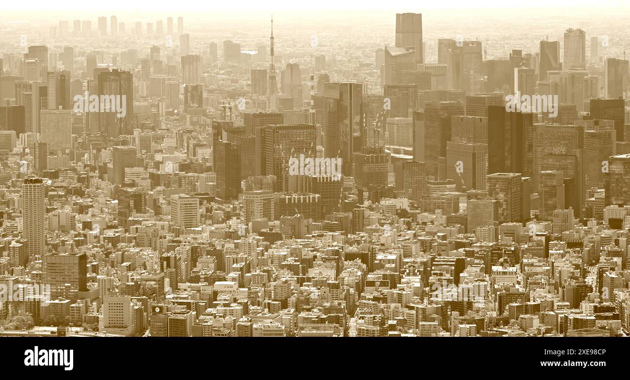 La capitale japonaise est une mégapole mondiale, Tokyo JP Banque D'Images