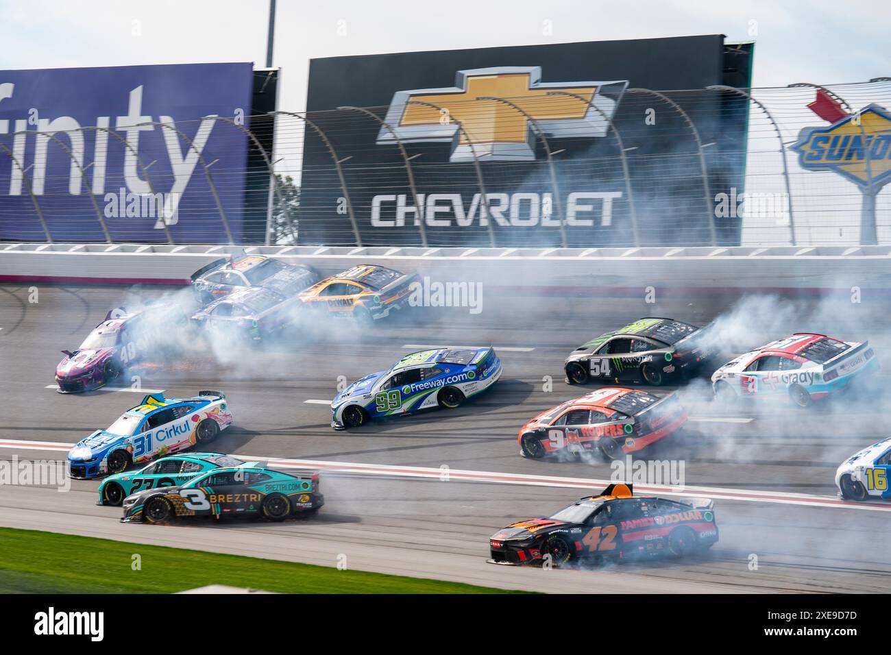 NASCAR Cup Series : février 25 Ambetter Health 400 Banque D'Images