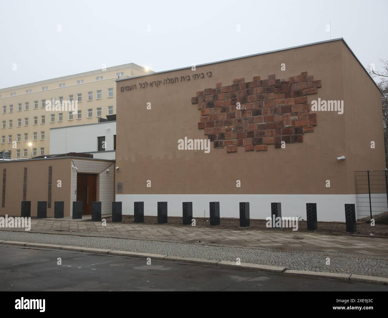 Nouvelle synagogue de Magdebourg sur Julius-Bremer-StraÃŸe à Magdebourg le 06.01.2024 Banque D'Images