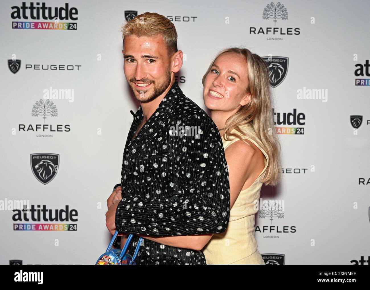 LONDRES, ROYAUME-UNI. 26 juin 2024. Attitude Pride Awards 2024 au Raffles London, The OWO, Londres, Royaume-Uni. Crédit : Voir Li/Picture Capital/Alamy Live News Banque D'Images