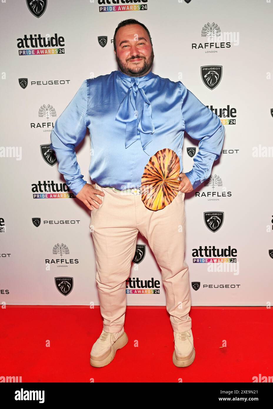 LONDRES, ROYAUME-UNI. 26 juin 2024. Janusz Domagala assiste aux attitude Pride Awards 2024 au Raffles London, The OWO, Londres, Royaume-Uni. Crédit : Voir Li/Picture Capital/Alamy Live News Banque D'Images