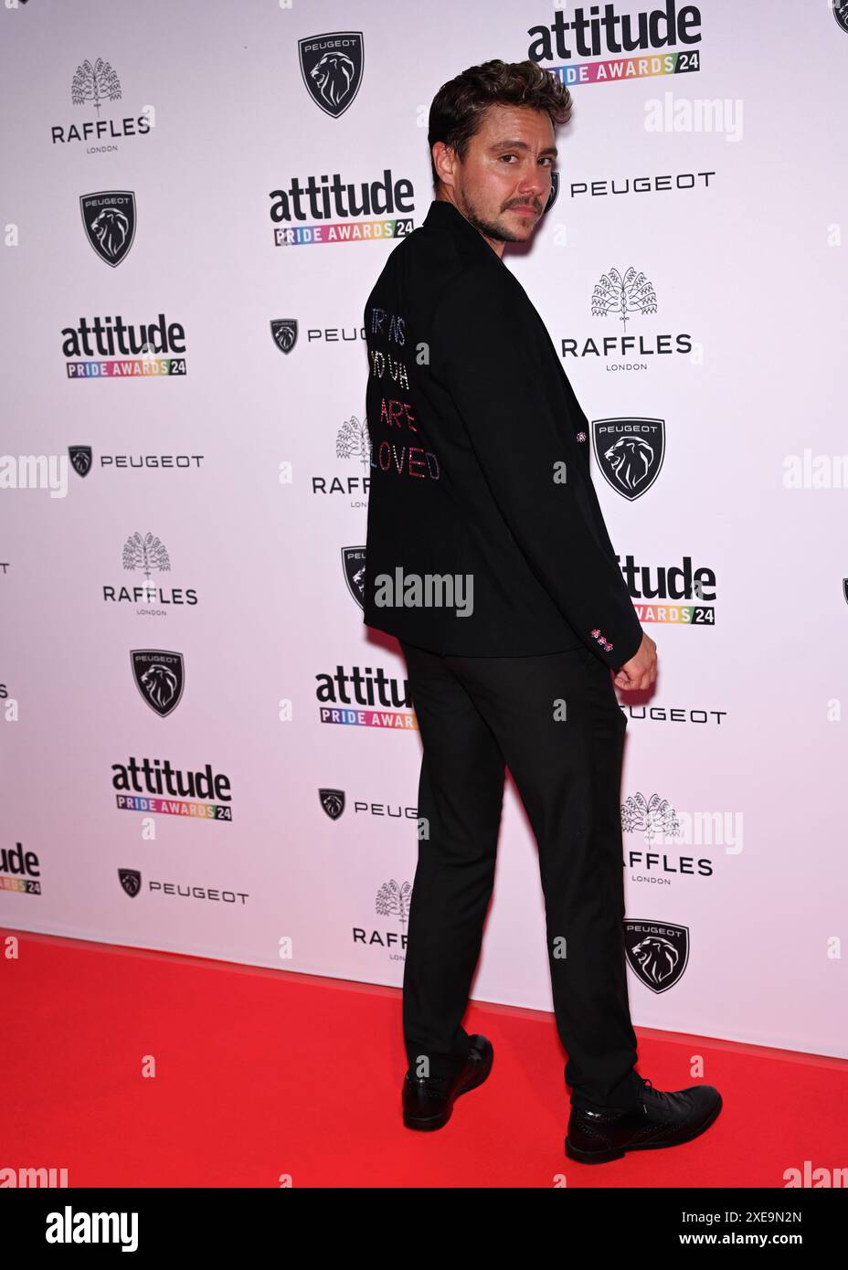 LONDRES, ROYAUME-UNI. 26 juin 2024. Jude Guaitamacchi assiste aux attitude Pride Awards 2024 au Raffles London, The OWO, Londres, Royaume-Uni. Crédit : Voir Li/Picture Capital/Alamy Live News Banque D'Images