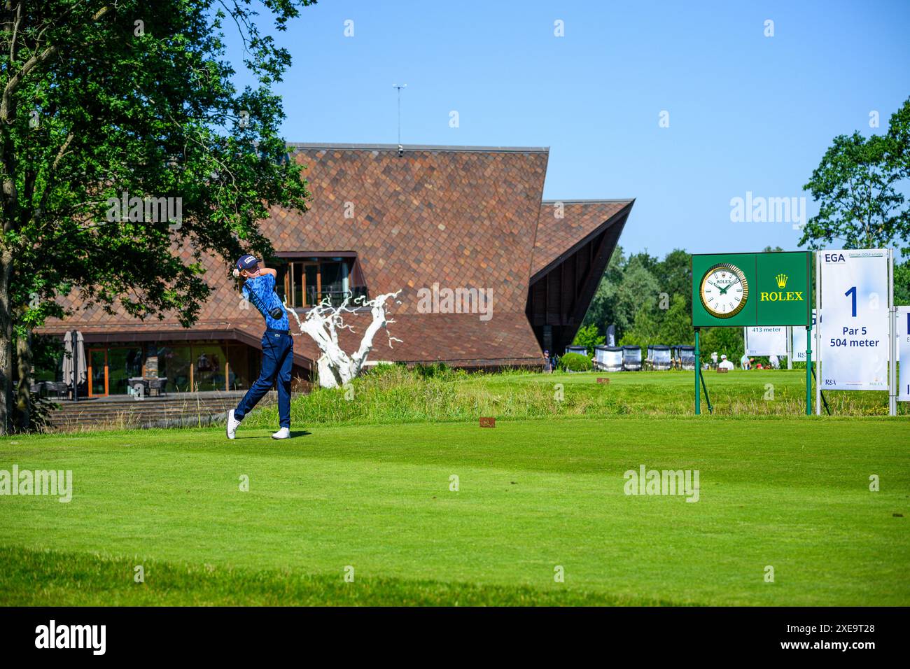 . Championnat d'Europe amateur - deuxième journée d'entraînement. Farum, Danmark. 25 juin 2024. Banque D'Images