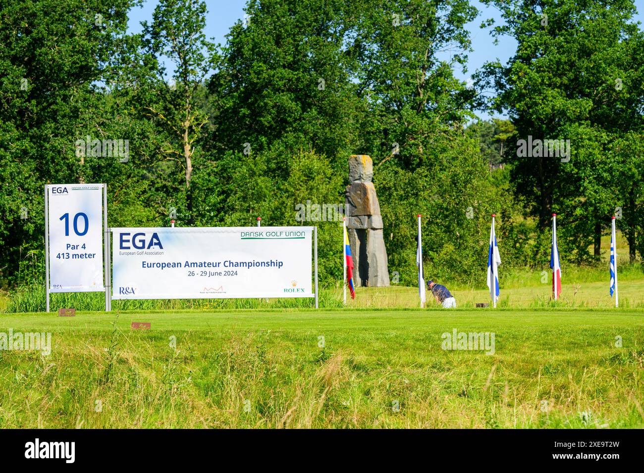 . Championnat d'Europe amateur - deuxième journée d'entraînement. Farum, Danmark. 25 juin 2024. Banque D'Images