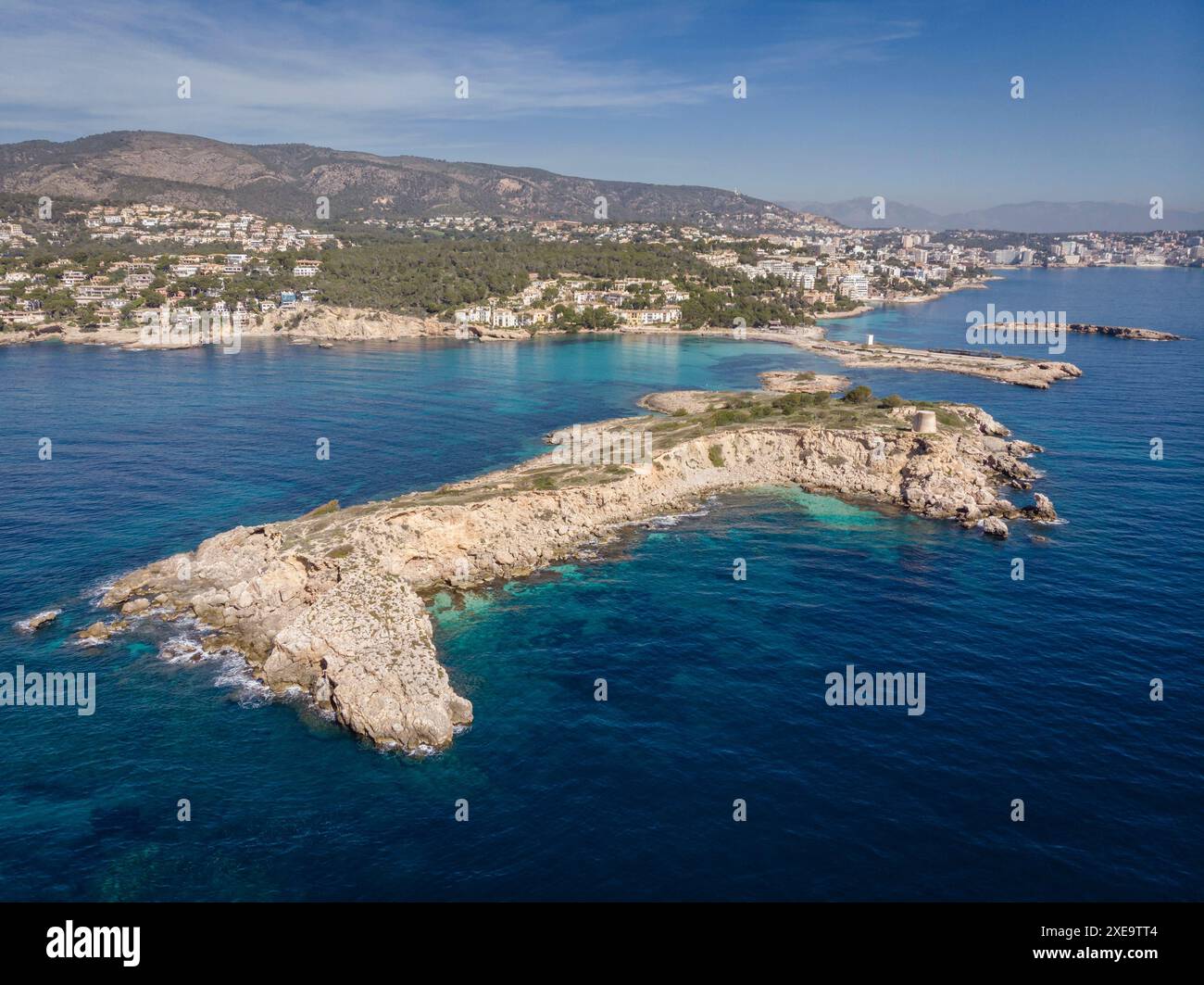 Plage d'Illetes Banque D'Images