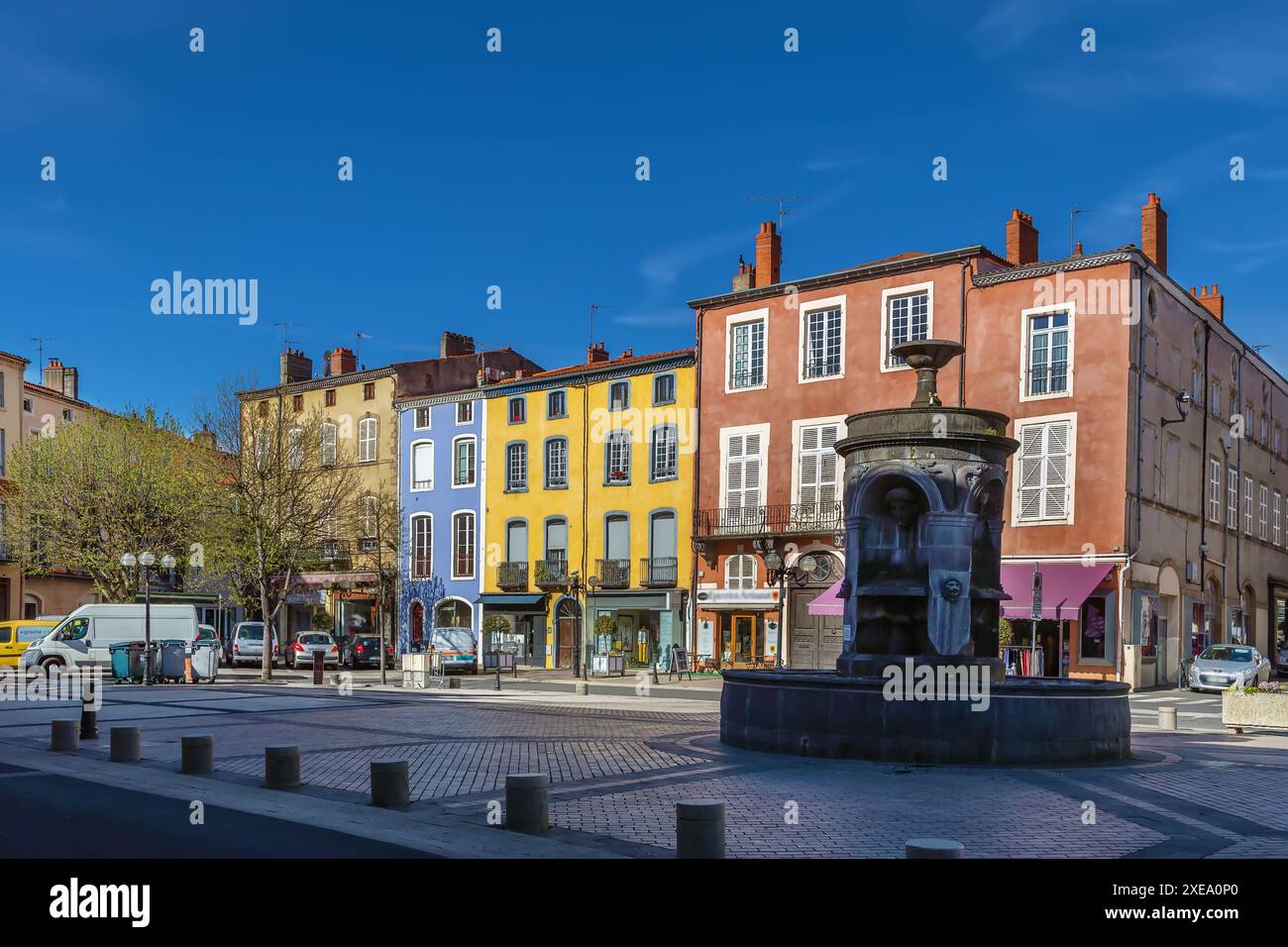 Square à Issoire, France Banque D'Images