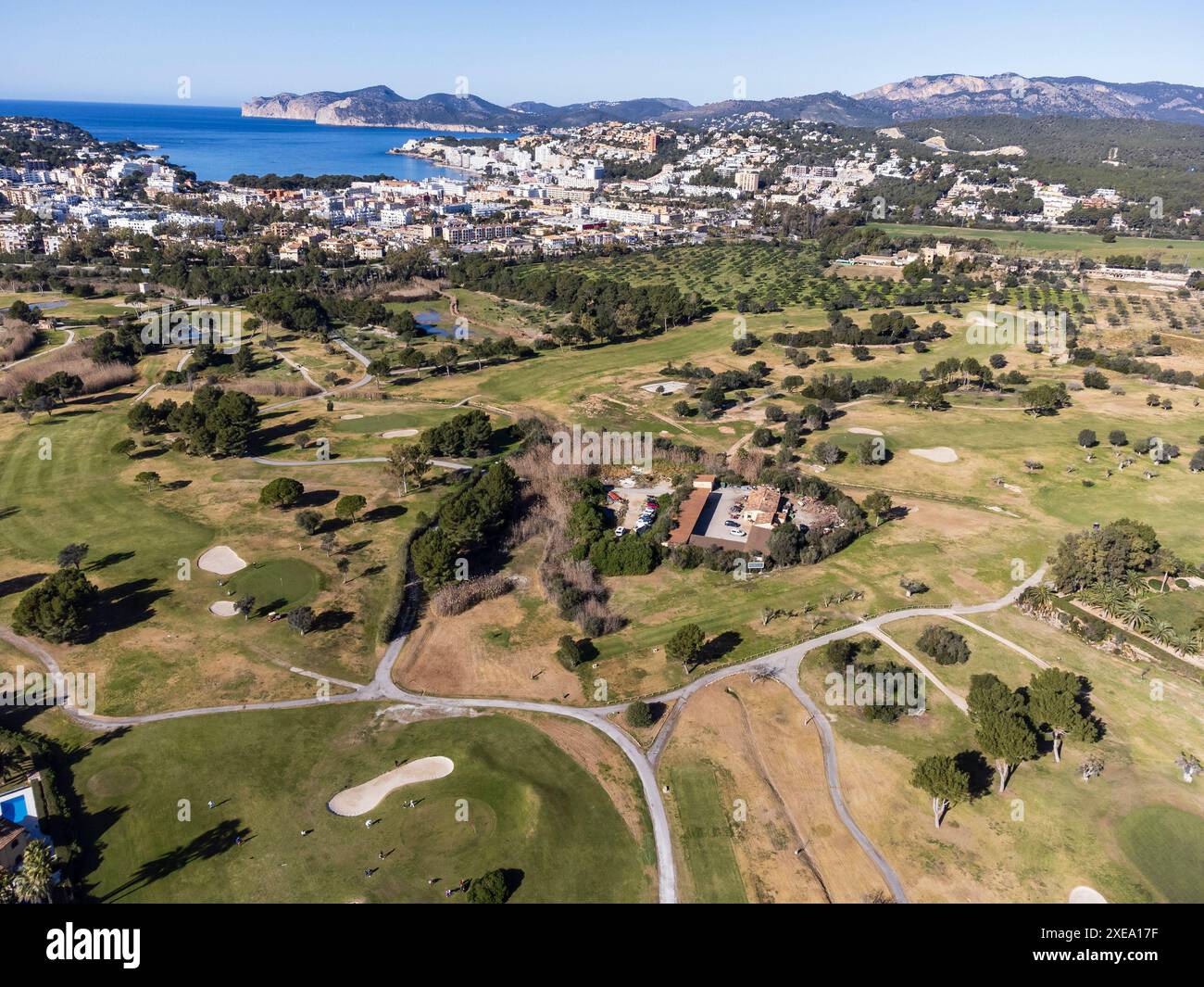 Golf Santa Ponsa Banque D'Images