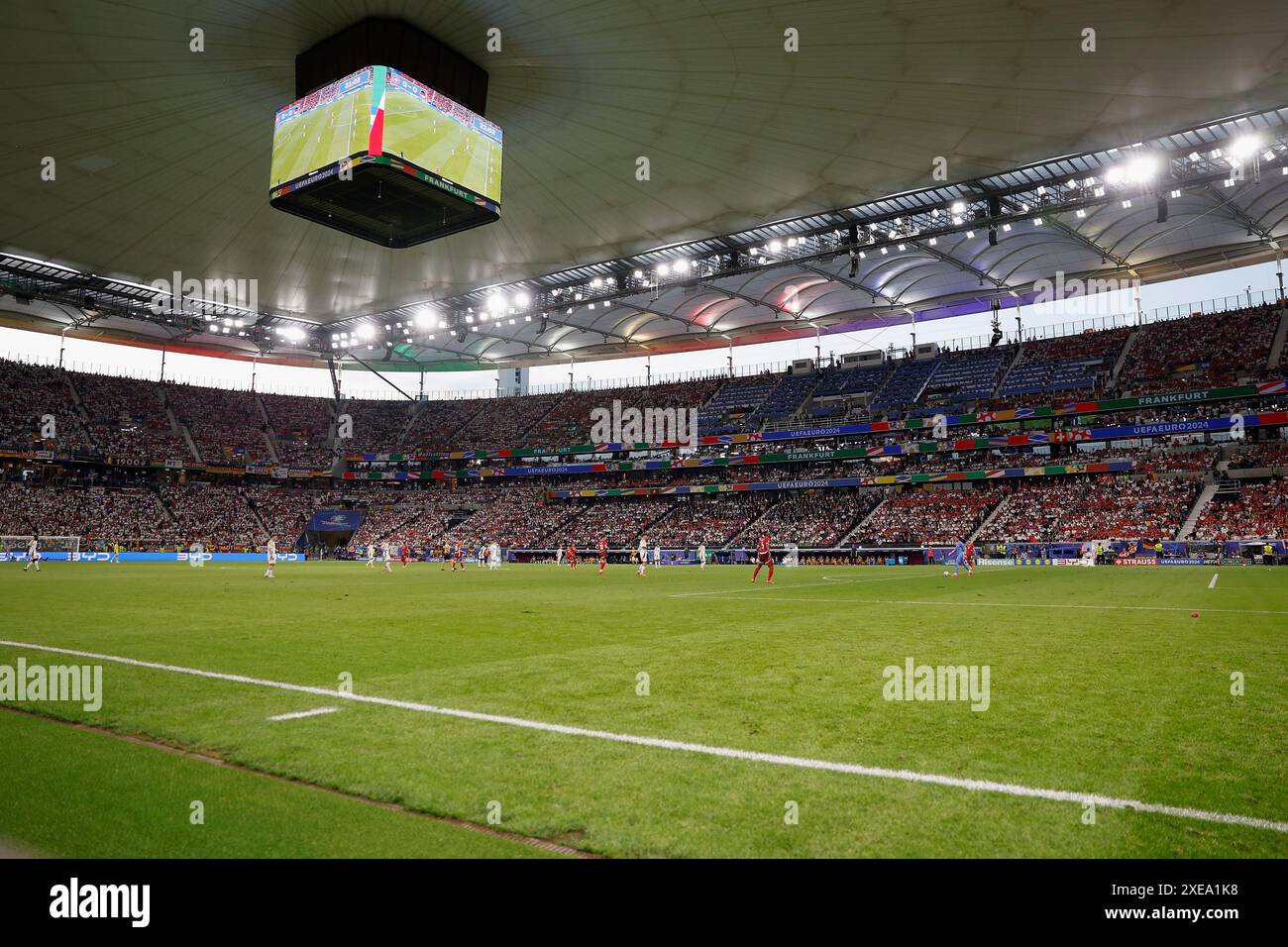 Francfort-sur-le-main, Ger. 23 juin 2024. 23 juin 2024, football, Euro 2024, tour préliminaire, Suisse C Allemagne, GER, Francfort, vue d'ensemble du stade, crédit : HMB Media/Alamy Live News Banque D'Images
