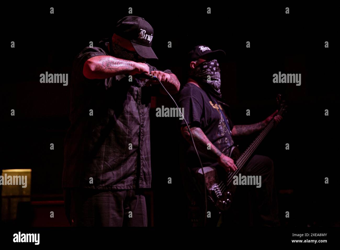 Brujeria Live concert au Slaughter Club - Paderno Dugnano , Milan, Italie 25 juin 2024 © Giorgia de Dato Banque D'Images