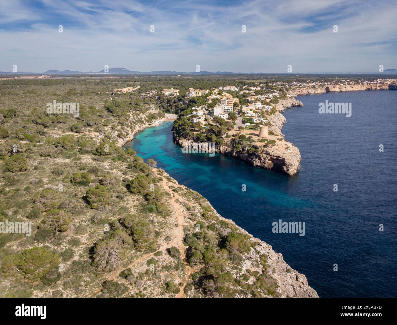 Tour Cala Pi Banque D'Images