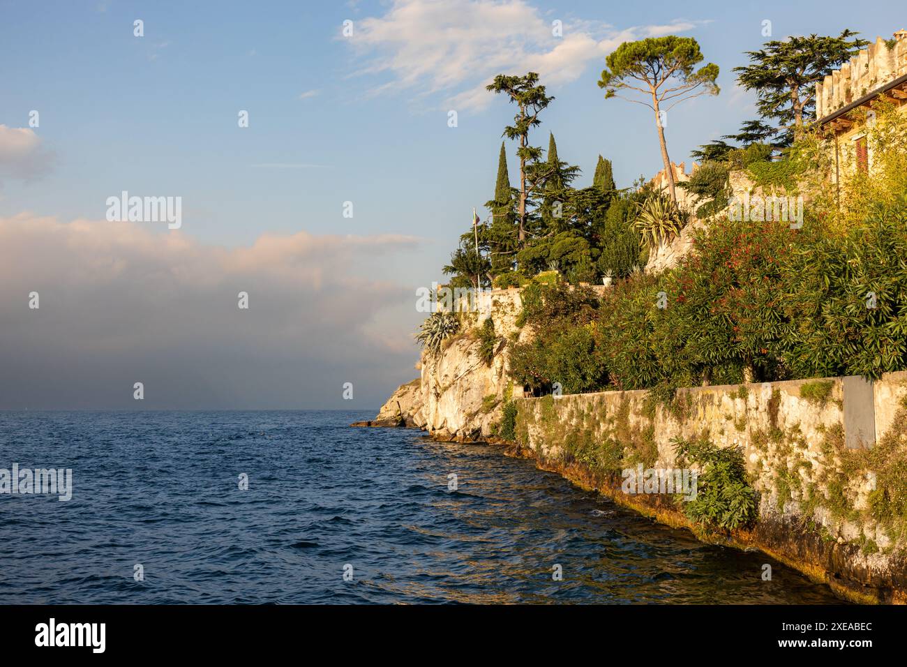 Photos du lac de Garde Italie Banque D'Images