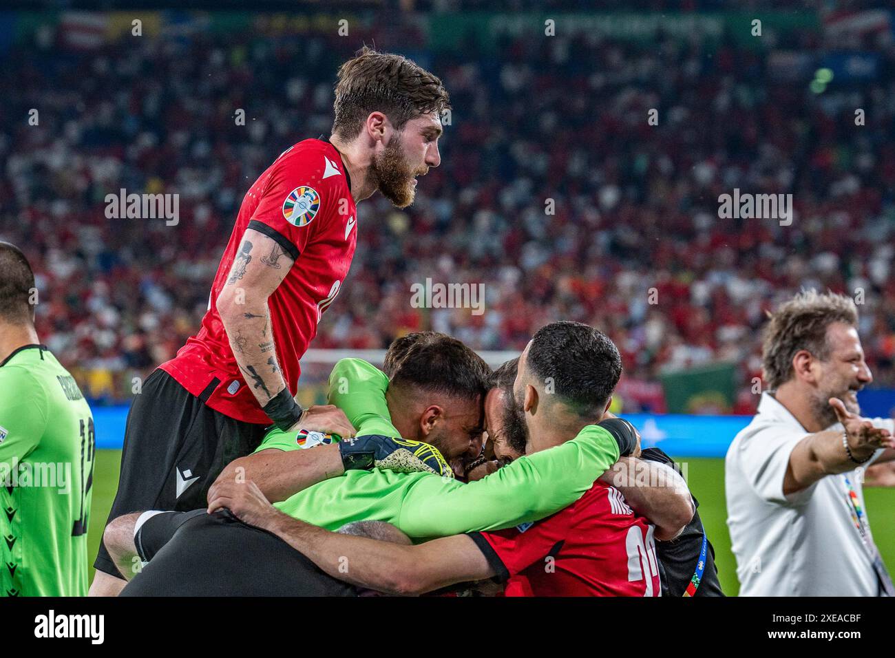 Georgien v. Portugal, Herren, Fussball, 3. Spieltag, EURO 2024, 26.06.2024, Europameisterschaft, Gruppe F Foto : Eibner-Pressefoto/Bahho Kara Banque D'Images