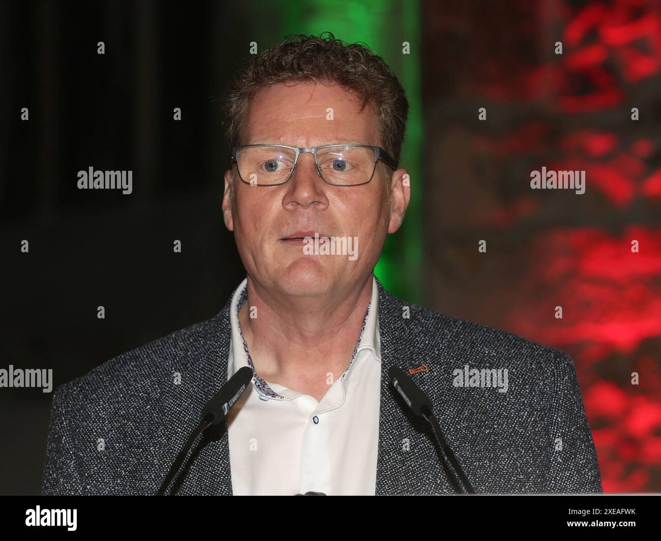 JÃ¶RG Rehbaum (échevin pour l'environnement, le développement urbain) 11ème dialogue de Magdebourg sur le climat 02/28/2024 Banque D'Images