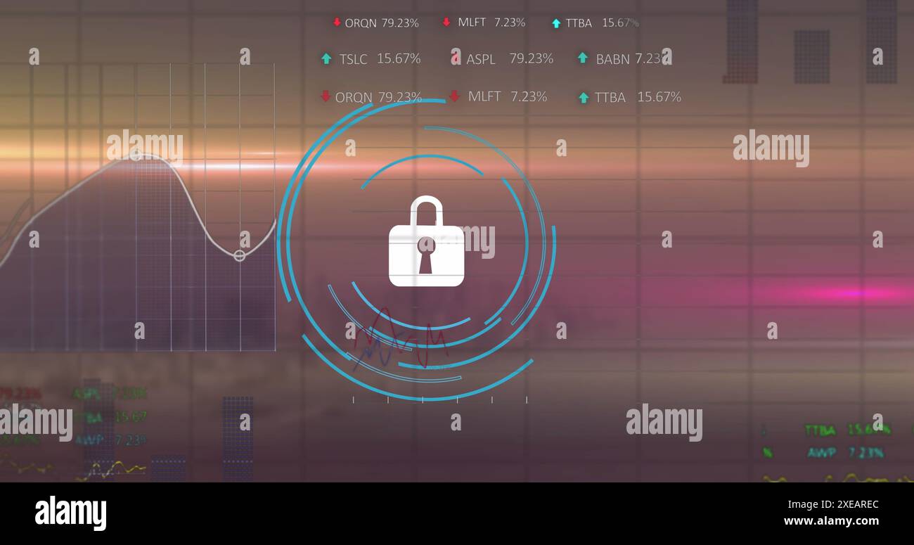 Image du traitement de la ligne verte avec des statistiques sur une femme ingénieur Banque D'Images