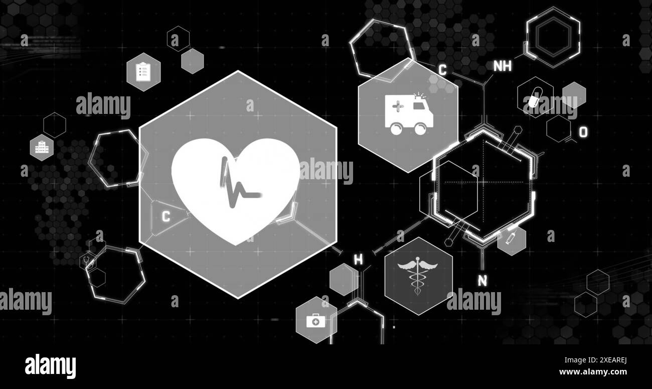 Image de changer les chiffres et les lettres noirs et de déplacer les articles de l'école sur fond noir Banque D'Images