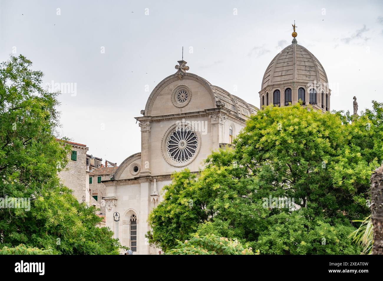 Cathédrale de Saint James à Sibenik Banque D'Images