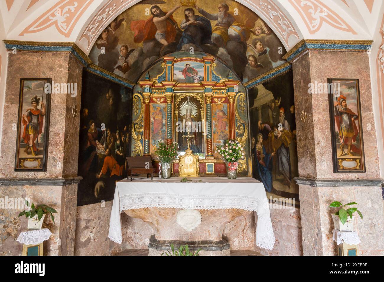 Retable baroque Banque D'Images Retable baroque Banque D'Images