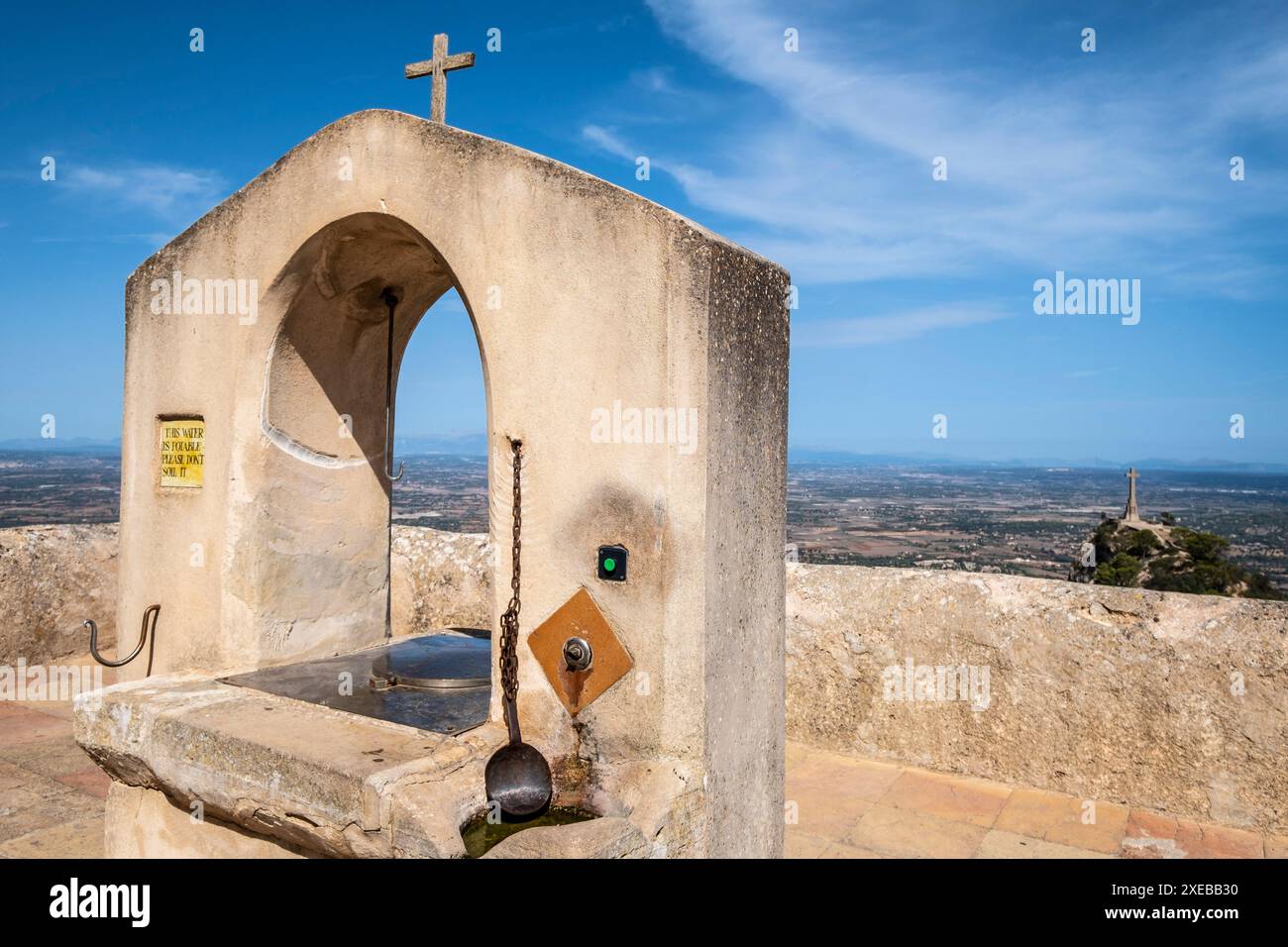 Sanctuaire de la Mare de DÃ©u de Sant Salvador Banque D'Images