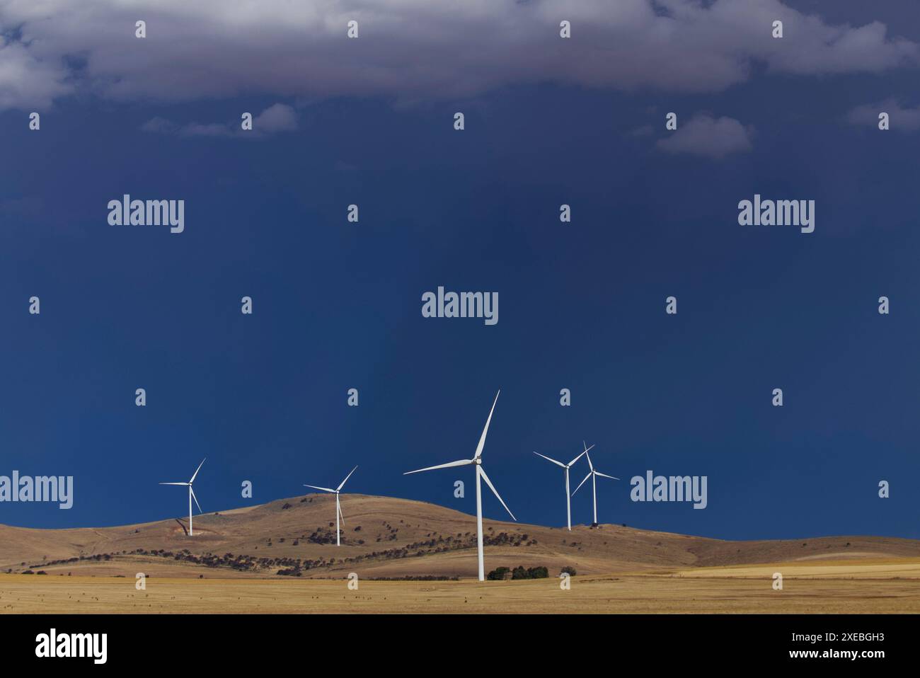 Éoliennes de la réserve d'énergie de Hornsdale près de Jamestown, Australie méridionale Banque D'Images