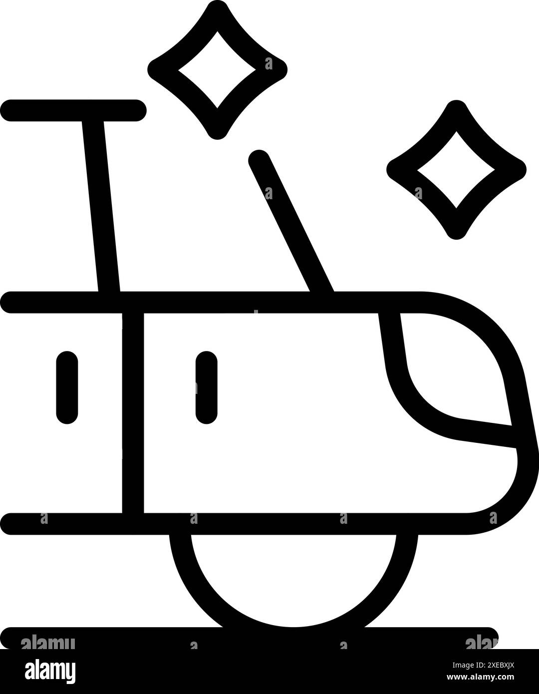 Un train à grande vitesse moderne arrive au quai de la gare Illustration de Vecteur