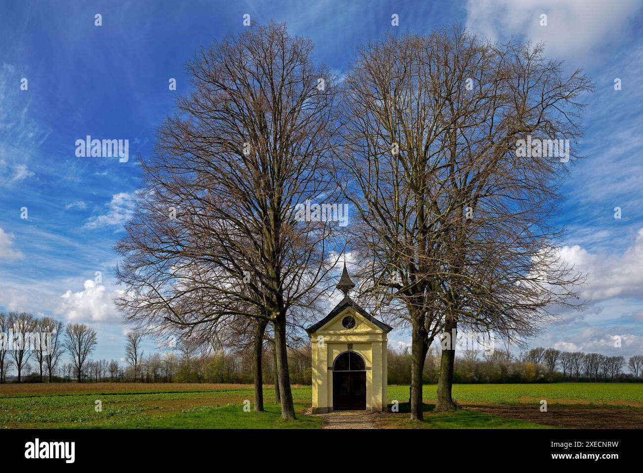 Chapelle du château de Haus Horr, Grevenbroich, Bas-Rhin, Rhénanie du Nord-Westphalie, Allemagne, Europe Banque D'Images