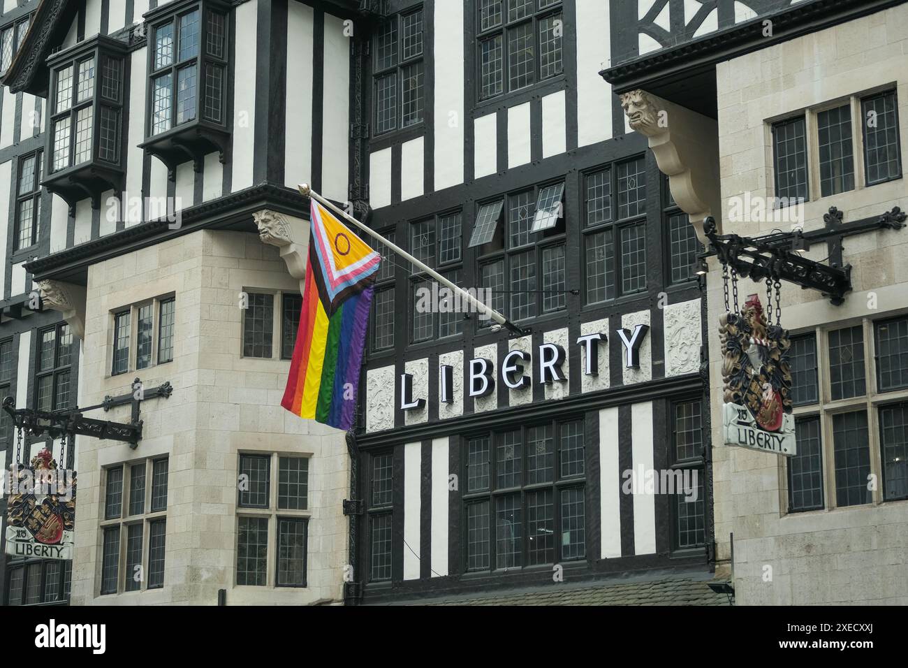 LONDRES - 18 JUIN 2024 : Liberty grand magasin sur Regent Street dans le W1 du centre de Londres Banque D'Images