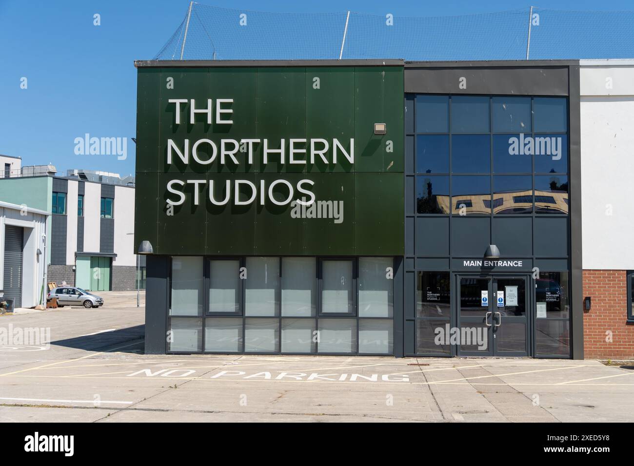 Hartlepool, Cleveland, Royaume-Uni. The Northern Studios - studio d'enregistrement de films et de télévision dans la ville. Banque D'Images