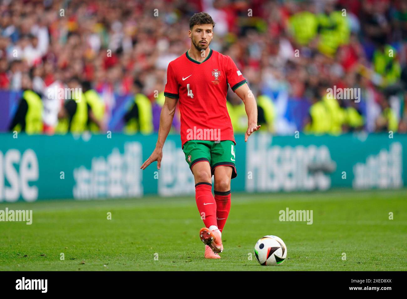 Ruben Dias du Portugal lors du match de l'UEFA Euro 2024 opposant