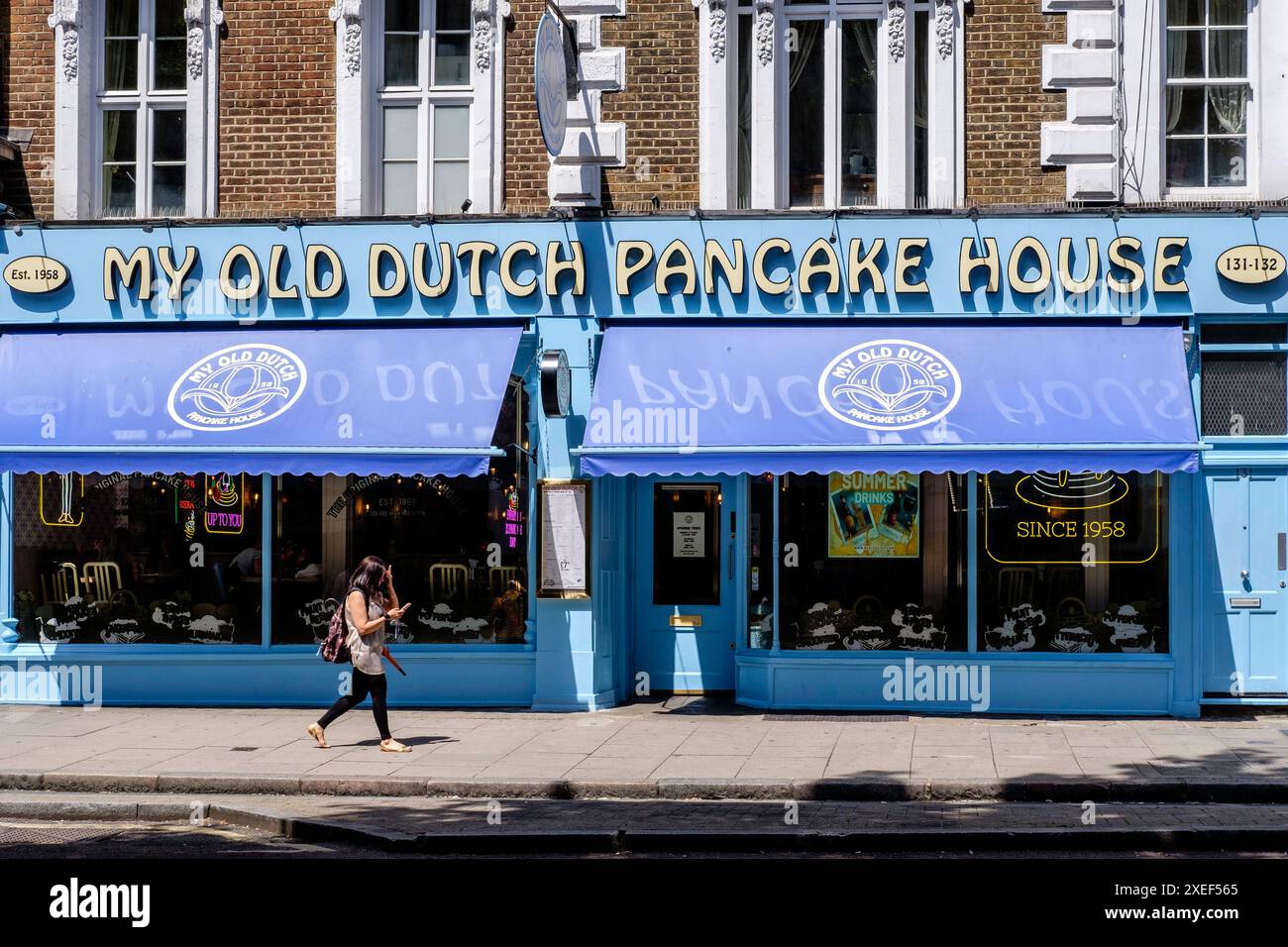 My Old Dutch Pancake House, 131-132 High Holborn, Londres, Royaume-Uni Banque D'Images