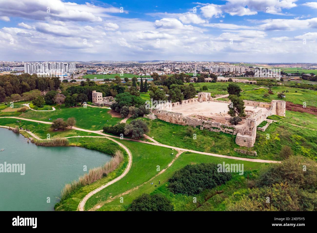 Le pittoresque lac Banque D'Images