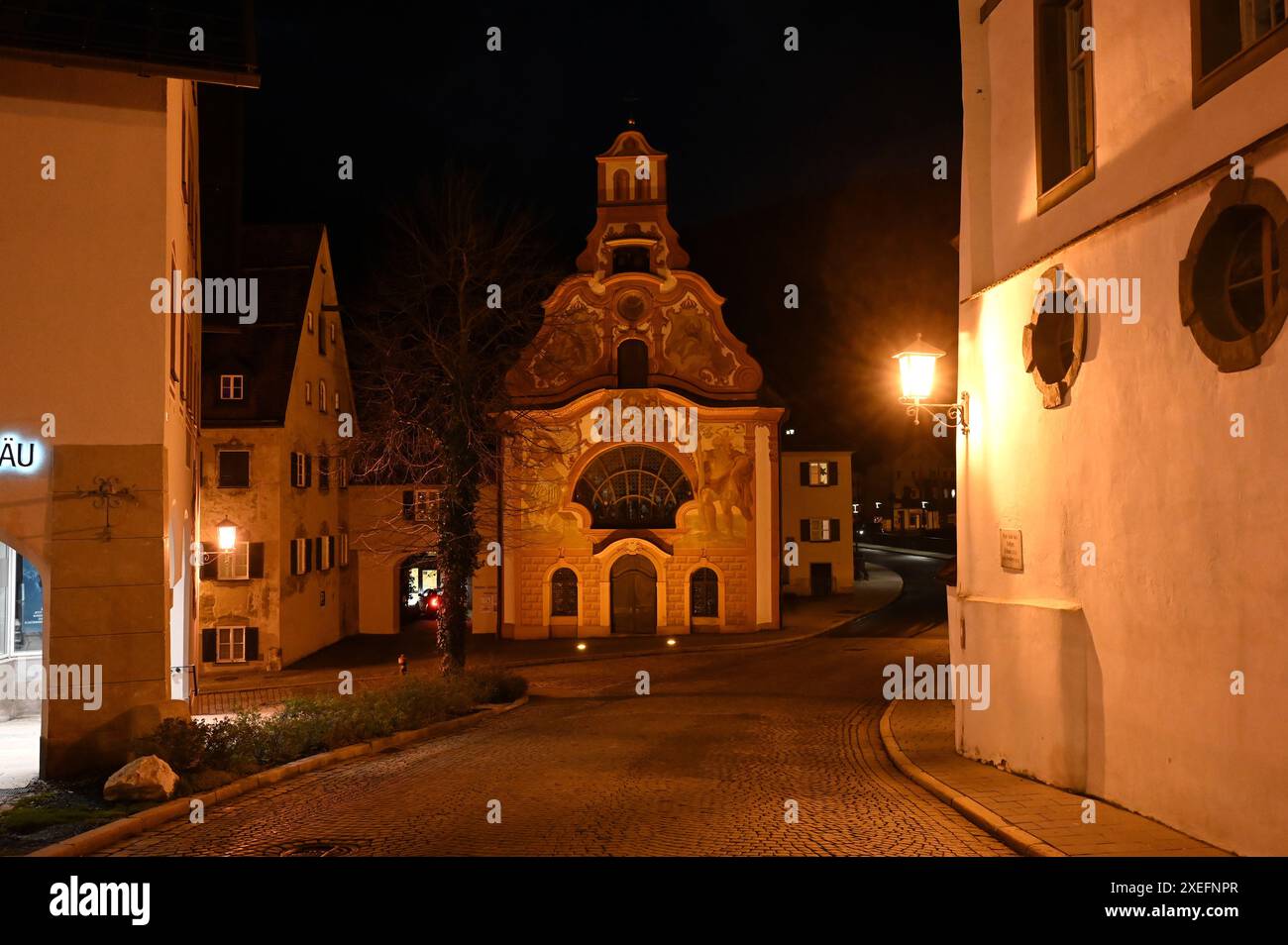 Église de l'hôpital Saint-esprit à Fuessen Banque D'Images