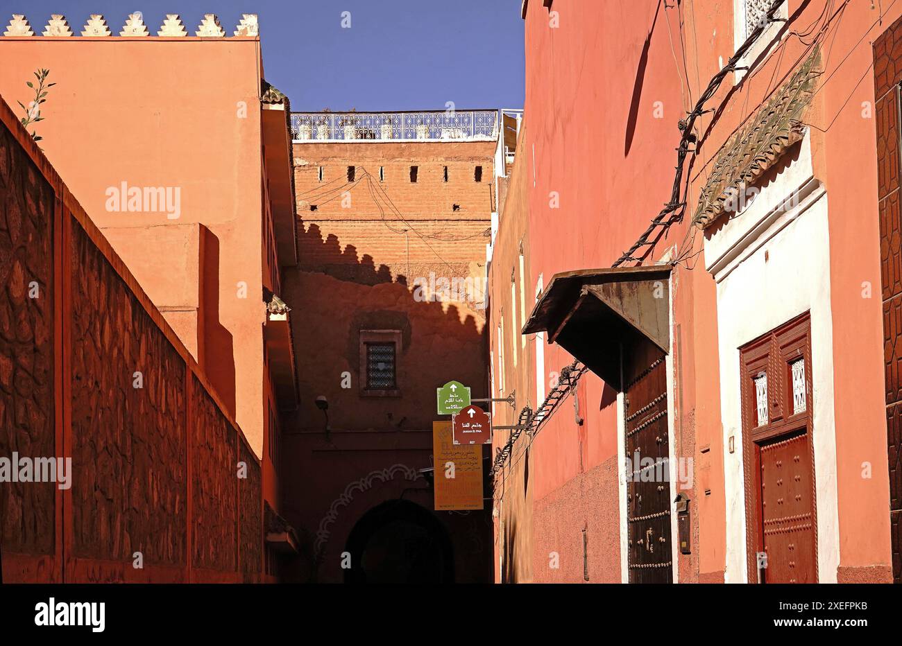 Medina, Marakesh, Maroc Banque D'Images