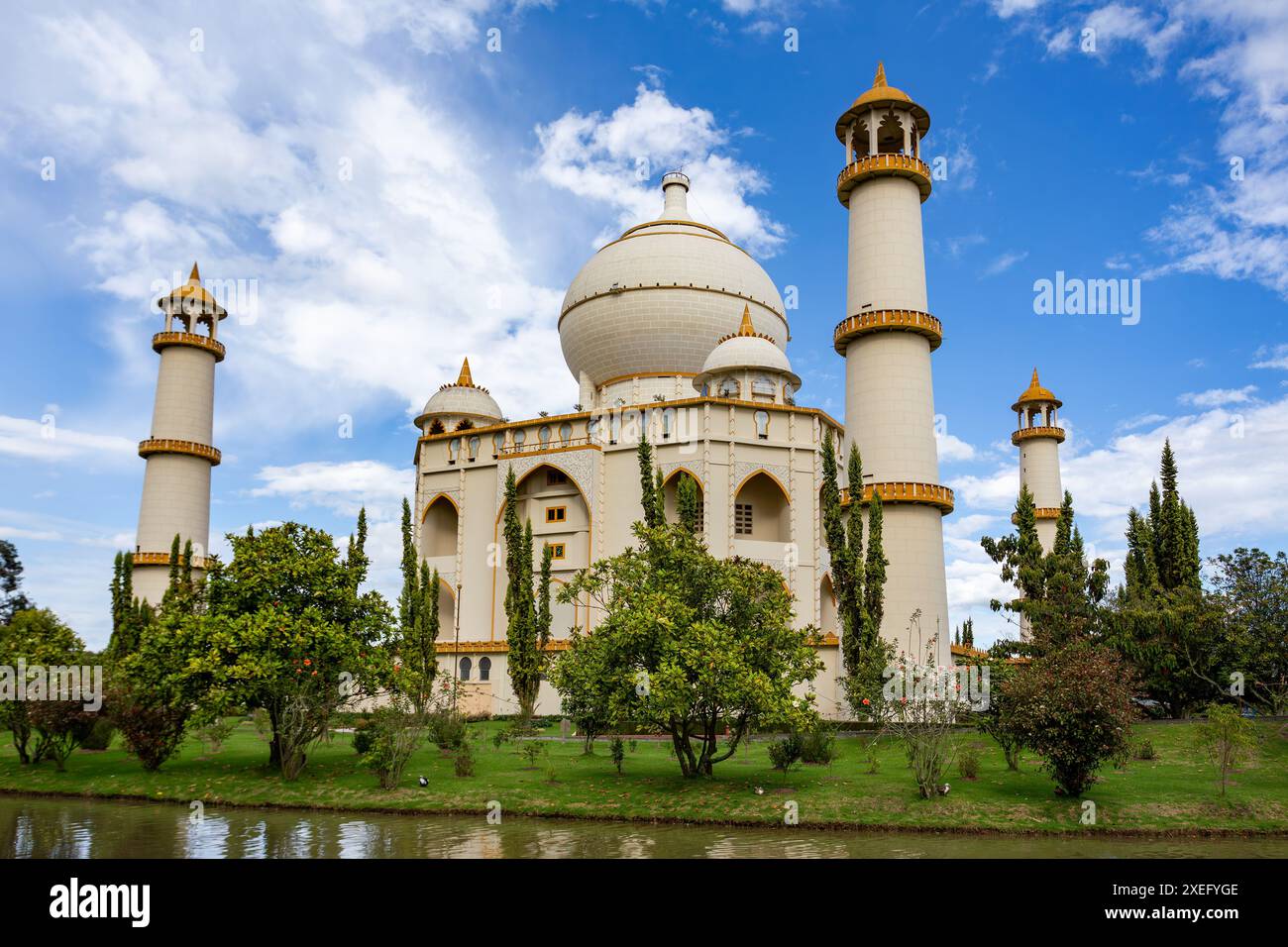 Réplique du Taj Mahal, Bioparque Wakata, municipalité de Tocancipa de la région métropolitaine de Bogota, Colombie. Banque D'Images