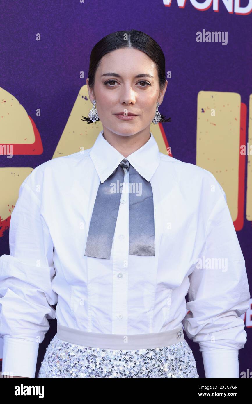 Tania Watson assiste à la première de « Hotel Cocaine » de MGM+ à Harmony Gold le 13 juin 2024 à Los Angeles, Californie. Photo : Crash/imageSPACE Banque D'Images