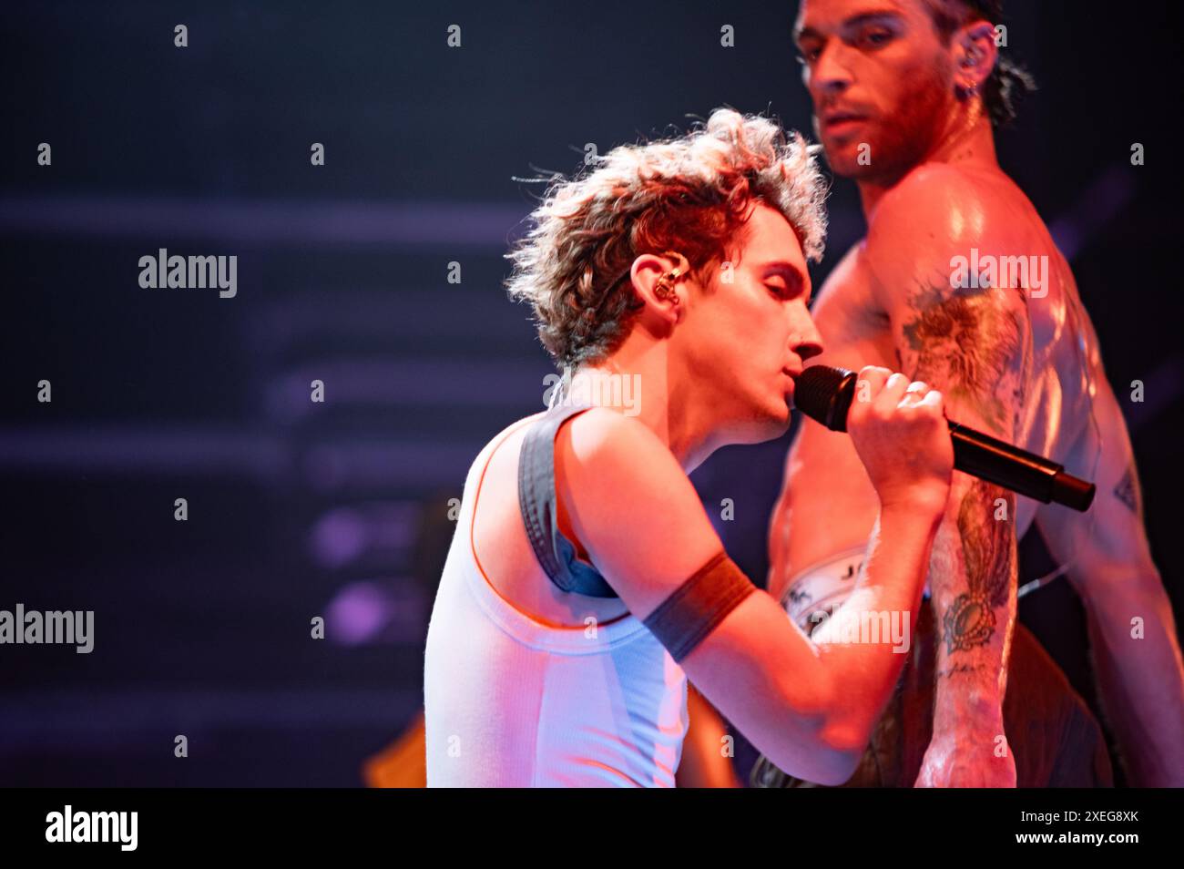 Londres, Royaume-Uni. 27 juin 2024. La fierté vient tôt à Wembley avec une performance passionnante de Troye Sivan. Cristina Massei/Alamy Live News Banque D'Images