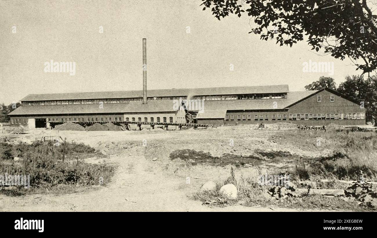 The C Pardee Works, Steel Department, Perth Amboy, NJ vers 1901 Banque D'Images