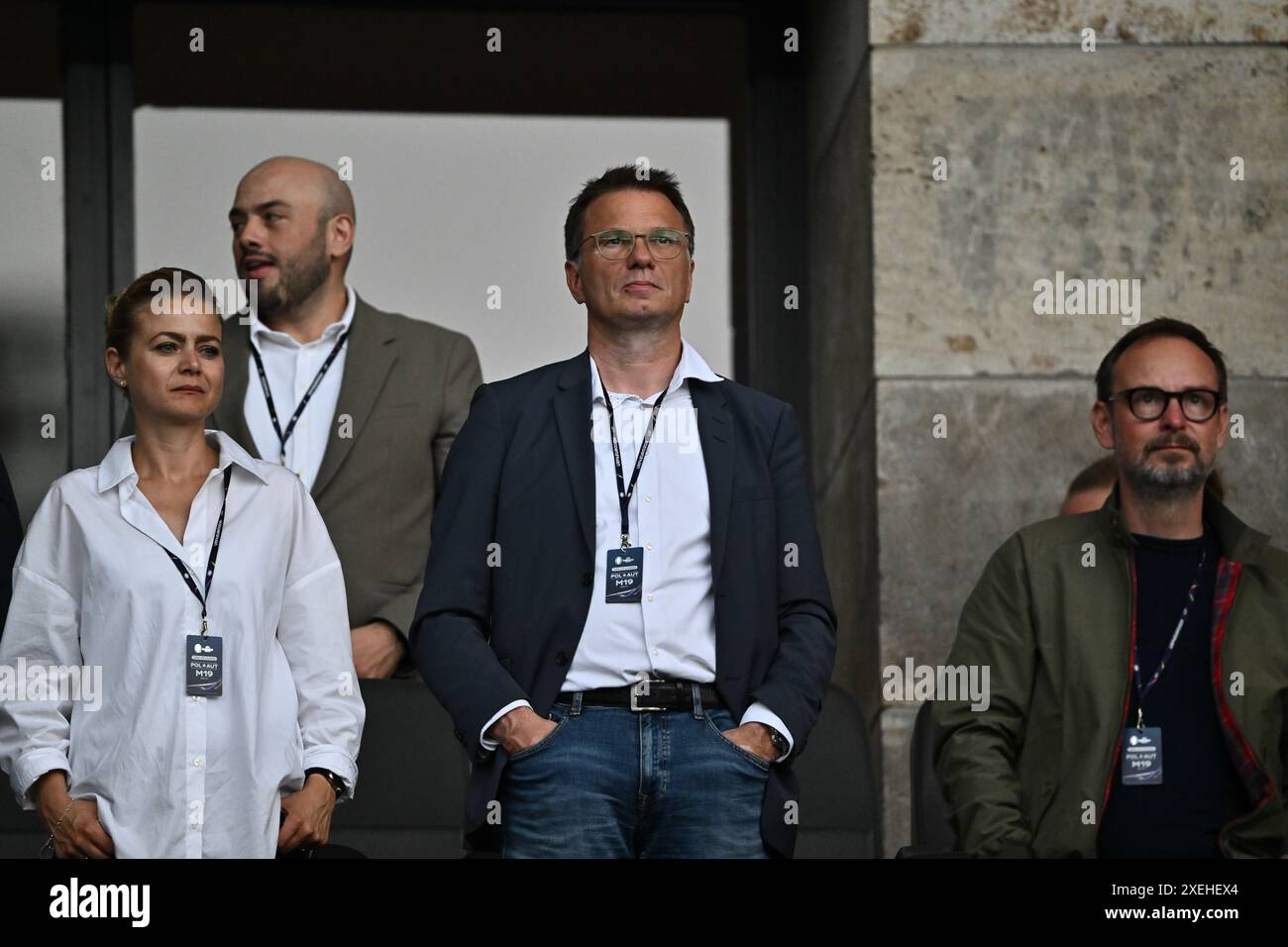 BERLIN, ALLEMAGNE - 21 JUIN : VIP lors du match de la phase de groupes de l'UEFA EURO 2024 entre la Pologne et l'Autriche à l'Olympiastadion le 21 juin 2024 à Berlin, GE Banque D'Images