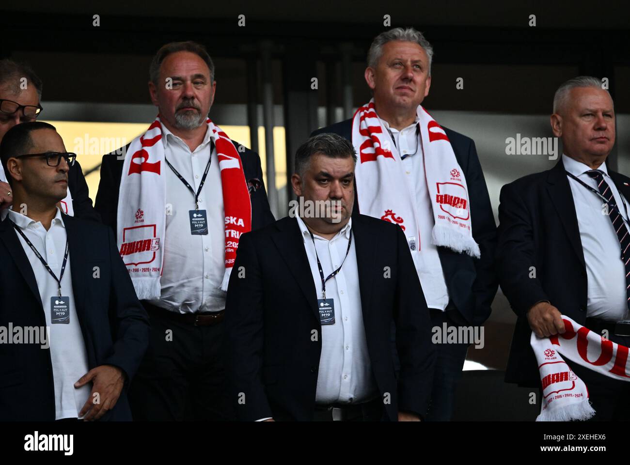 BERLIN, ALLEMAGNE - 21 JUIN : VIP lors du match de la phase de groupes de l'UEFA EURO 2024 entre la Pologne et l'Autriche à l'Olympiastadion le 21 juin 2024 à Berlin, GE Banque D'Images