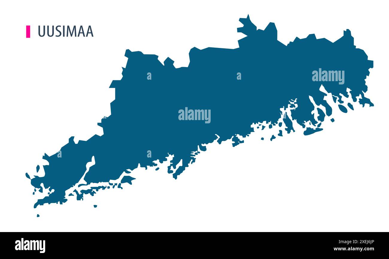 Uusimaa Map, Region of Poland, district, states, carte de la Pologne, politique, gouvernement, peuple, fête nationale, carte complète, zone, Illustration de Vecteur