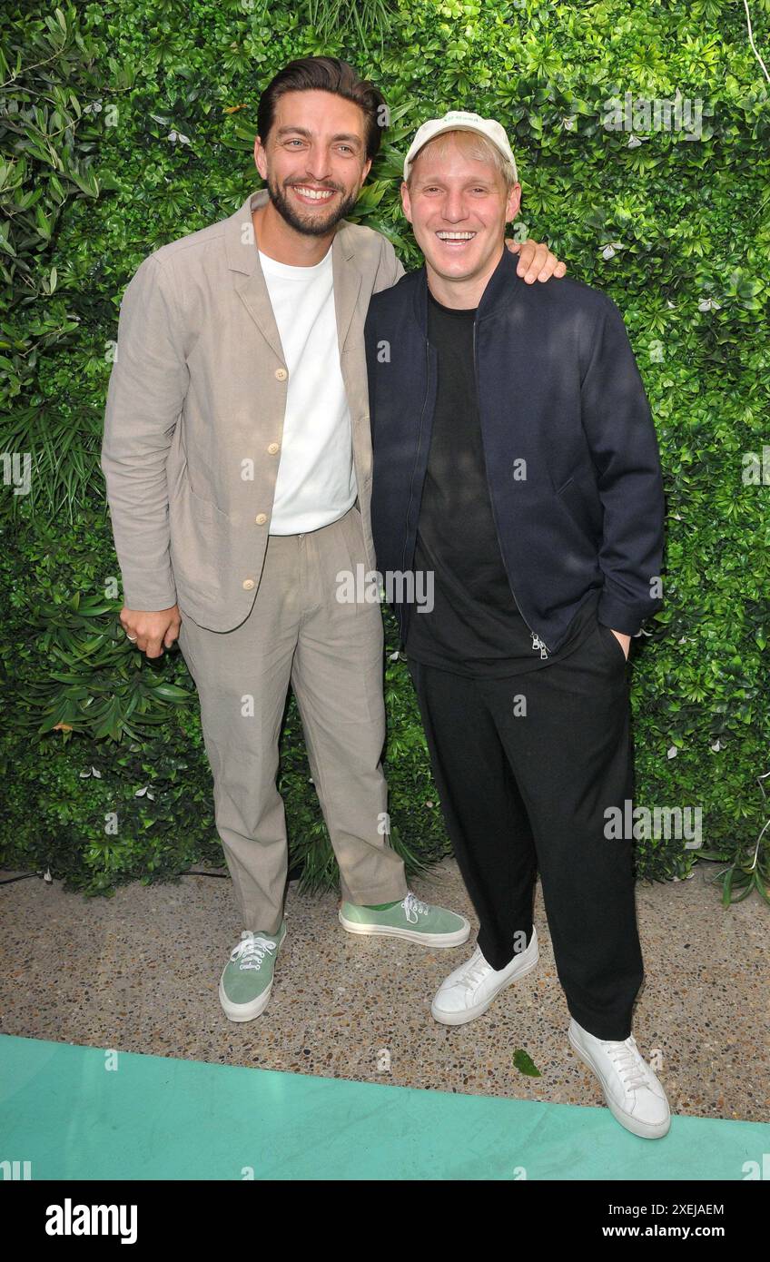 Ed Williams et Jamie Laing au Candy Kittens Candy Day Summer Bash, 100 Barrington, Barrington Road, le jeudi 27 juin 2024 à Londres, Angleterre, U. Banque D'Images