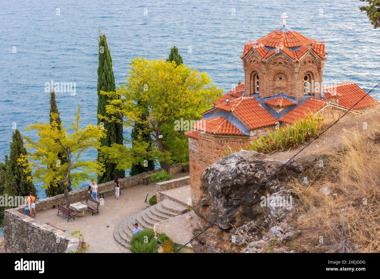 Église Saint John Kaneo, Ohrid, Macédoine du Nord Banque D'Images
